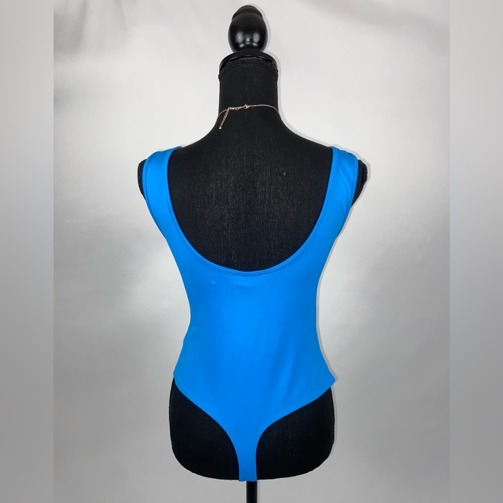 Bodysuit Large Carribean Blue F21 Scoopback - Picture 4 of 7